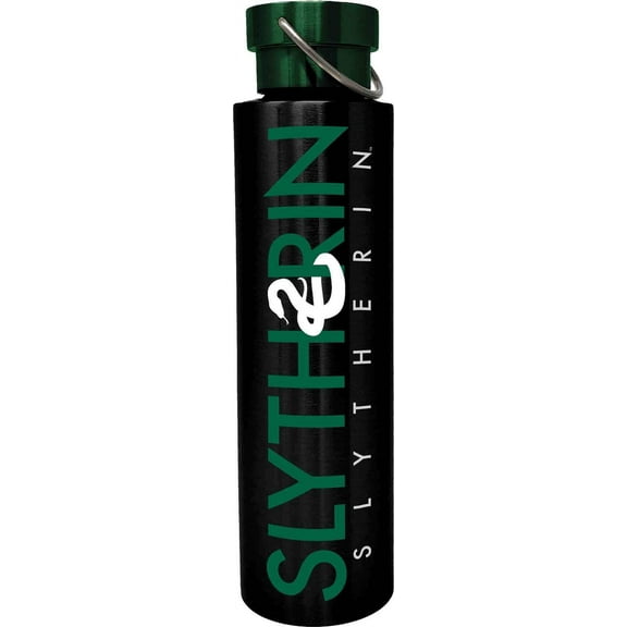 Spoontiques 18945 Slytherin Stainless Steel Bottle, 24 oz, Black