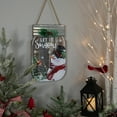 thumbnail image 3 of Northlight Snowman Mason Jar "Let It Snow" Christmas Wall Sign - 13.5", 3 of 7