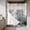 Gray, variant on Grey No Hook Shower Curtain Waterproof, Bathroom Curtains with Snap in Liners and See Through Top Window, Modern Oil Painting Art Forest Hotel Style Bathtub Curtains Shower 72"Wx78"L