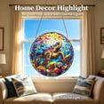 thumbnail image 3 of Acrylic Puzzles Suncatcher, 7.4 Inch Hummingbird Window Suncatcher Acrylic Puzzle, DIY Acrylic Suncatcher Jigsaw Puzzle Home Decor Art Gift, 3 of 5