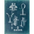 thumbnail image 2 of Vision Studio 15x18 White Modern Wood Framed Museum Art Print Titled - Nautical Detail Blueprint IV, 2 of 4