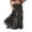 Black, variant on Qmyliery Women Summer Skirt Casual See-Through Lace Elastic A-Line Skirt for Beach Vacation Club Streetwear Aesthetic Clothes
