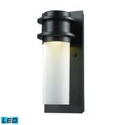 ELK Lighting Freeport 1 Light Outdoor LED Wall Sconce In Matte Black