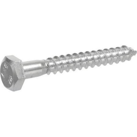 

0.25 x 1 in. Hex Lag Screw - 100 Count