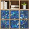 thumbnail image 4 of Collapsible Oxford Fabric Storage Cubes with Handles, Large Mid Foldable Oxford Cloth Bins Set of 2/6, Closet Organizers for Shelves Clothes Home Kitchen Toy - Retro Mandala Glass Flower-3, 4 of 7