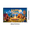 8A, variant on Outdoor Adventure Banner Happy Camper Tent Design Campfire Scene Decorative for Hiking Climbing Trekking
