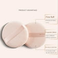 thumbnail image 4 of 4 Almohadillas para Polvos Sueltos, Esponjas CosméTicas, Aplicador de Maquillaje de Terciopelo, Base Lavable para Polvos con Estuche, 4 of 5