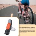 thumbnail image 2 of Soidarity Pastilla de freno para bicicleta Suministros para ciclismo livianos Diseño de drenaje Reducción de fricción delantera Parte de frenado Soporte Ciclismo Negro Soidarity OD024272-01, 2 of 6