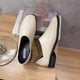 thumbnail image 5 of Amzcrzy Zapatos de mujer,Zapatos de mujer,Zapatillas de mujer, Zapatos de tacón bajo cuadrado para mujer Zapatos de tacón cuadrado de color liso suave Sandalias Mujer Zapatillas De Casa, 5 of 5