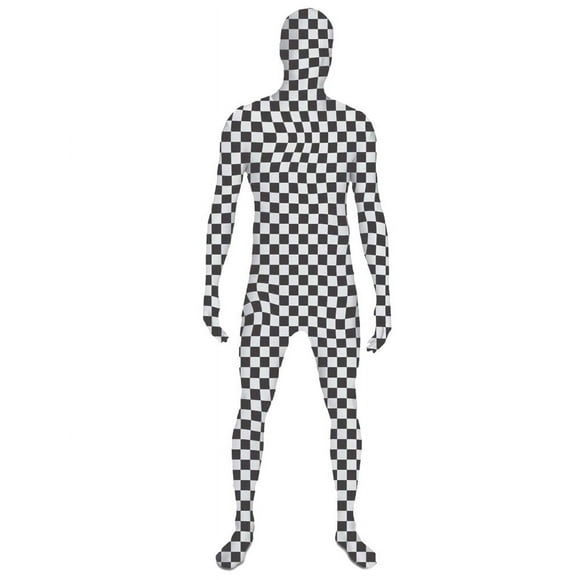 AltSkin Full Body Spandex/Lycra Suit (Kids S, Checker)