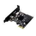 thumbnail image 3 of relayinert PCIE to USB3.0 Expansion Card Port Professional Computer Accessory Connecting Converter Type-c 15pin Adapter Cards Half Hegith Size, 3 of 6