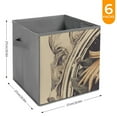 thumbnail image 6 of Collapsible Oxford Fabric Storage Cubes with Handles, Large Mid Foldable Oxford Cloth Bins Set of 2/6, Closet Organizers for Shelves Clothes Home Kitchen Toy - Ace Of Aloha, 6 of 7