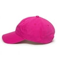 thumbnail image 5 of OC Sports GWT-111 Adjustable Strap Garment Wash Cotton Cap - Fuchsia, 5 of 8
