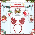 thumbnail image 4 of 30 piezas de gafas navideñas, diademas navideñas y pulseras navideñas, lindas decoraciones navideñas para todas las personas, exquisitos obsequios para fiestas navideñas, 4 of 7