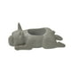 thumbnail image 2 of Maceta de resina con forma de perro para suculentas | Mini maceta con forma de perrito para suculentas y hierbas | Decoración para el hogar y la oficina | Blanco, 2 of 5