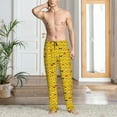 thumbnail image 2 of Logiee Funny Ducks Print Pajama Pants for Men,Men’s Pajama Bottoms,Mens PJ Pants with Pockets & Button Fly-Small, 2 of 6