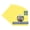 Yellow, variant on Yellow Picture Frame Mat for 8x8 Frames - Circle Opening for 4x4 Photos - 1 Mat