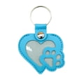 thumbnail image 1 of Dog Hair Collector Keychain Charm Memorial Storage Box, Pet Memorial Gifts, Cat Memory Collector, Heart Paw Shape Pet Fur Keepsake Keyring for Collecting Hair With Button, 1 of 8