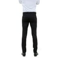 thumbnail image 5 of Mens Knitted Dress Pants, Solid Textured Open Bottom Trousers For Graduations, Prom, Weddings, Etc, 5 of 5