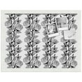 thumbnail image 2 of PinPix 20x15 Custom Cork Bulletin Board Floral Design Continuous Roses Poster Board Has a Fabric Style Canvas Finish, Framed in Floral Design Continuous Roses, by ArtToFrames (PinPix-204), 2 of 5