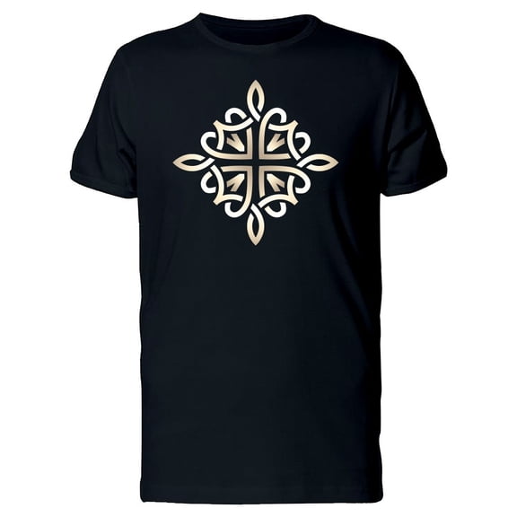 Cool Silver Snowflake Pattern Tee Men's -Image by Shutterstock