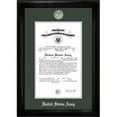 thumbnail image 1 of Campus Image ARCS002 Army Commission Frame Silver Medallio, 1 of 1