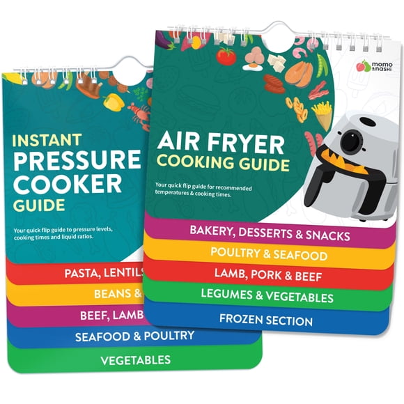 Set de guías de cocina para freidora y olla instantánea Momo & Nashi