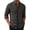 Black khaki stripes, variant on Mens Striped Collared Button-Down Dress Shirts Long Sleeve Casual Business Office Shirt Tops