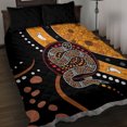 thumbnail image 1 of Housse de Couette Motif Serpent Aborigène TS04, 1 of 5