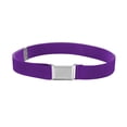 thumbnail image 1 of Hi,Fancy 1 Ensemble Design Simple Ceinture Élastique Enfants Garçons Boucle Réglable Ceinture Extensible Réutilisable Lavable Jeans Accessoires Vêtements Violet Foncé, 1 of 9
