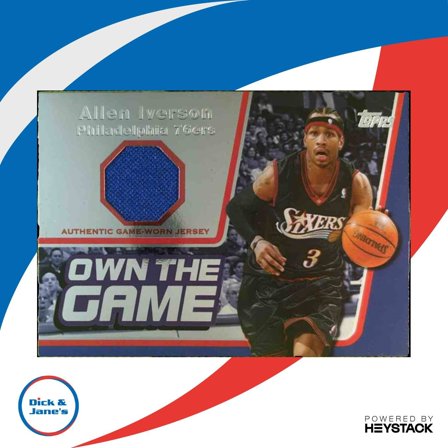 2006-07 Topps Allen Iverson Own the Game Relics #OTGR-AI Philadelphia 76ers