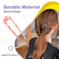 thumbnail image 2 of Épingles à Cheveux Acétate Multicolore Simplicité Filles Accessoires de Cheveux Titulaire Bricolage Outils Mode Bijoux U-Forme Coiffure Femme Pastèque Rouge, 2 of 7