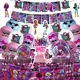 thumbnail image 2 of Lindo cartel desechable para fiesta de cumpleaños de Monster High, pancarta colgante para pastel de Halloween, globos de Monster High, decoración de cumpleaños, 2 of 3