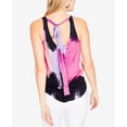 thumbnail image 2 of Rachel Roy Womens Printed Tie Back Tank Top, Pink, Large, 2 of 3