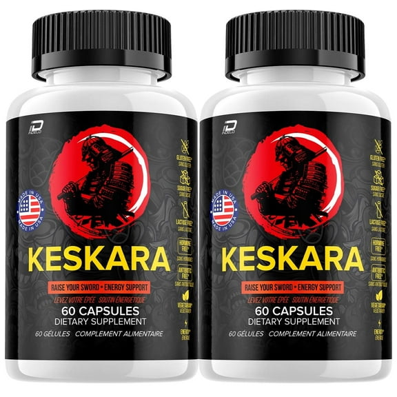 Keskara for Men Capsules – Kes kara Vitamin Complex Pills, Energy, 2 Pack, 120 Capsules