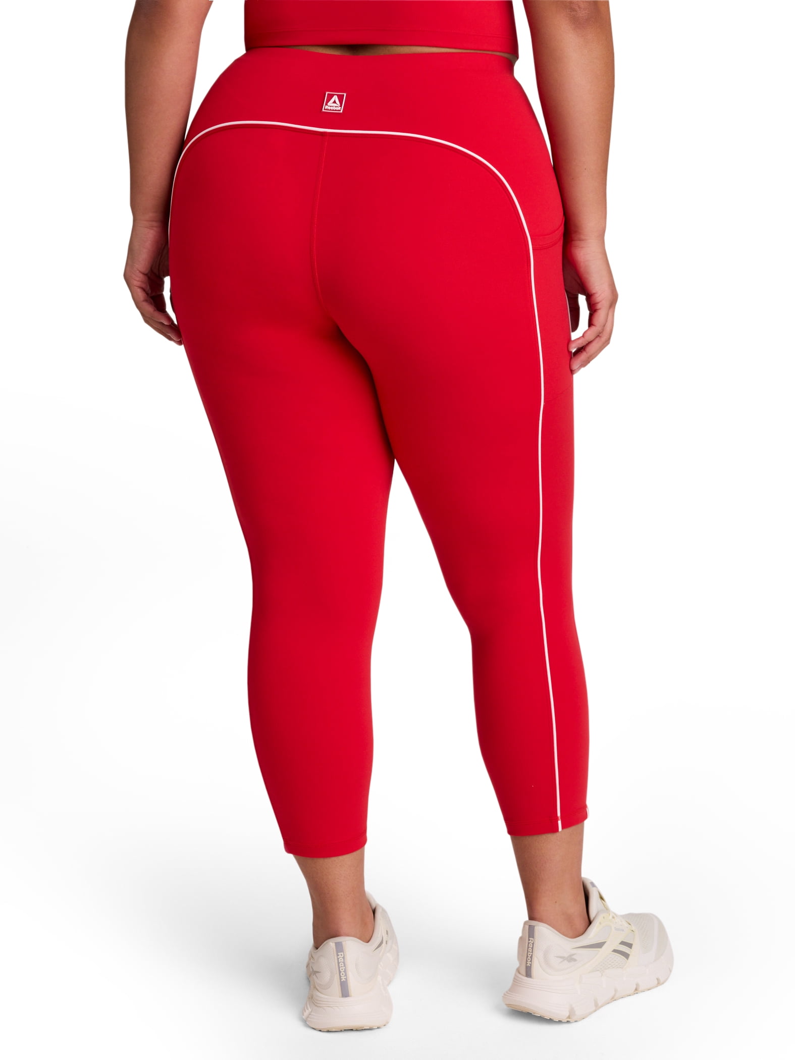 Reebok Women's and Women's Plus Team Player High Rise Capri Legging, Sizes XS-4X