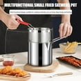 thumbnail image 4 of Deep Fry Basket, Stainless Steel Fryer Pot with Large Capacity Basket, Multifunctional Oil Strainer for Shrimp and Fries, 4 of 7