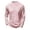 X1 Light Pink, variant on Girls Boys Striped Thumb Hole Long Sleeve Shirts Kids Crewneck Tunic Tops Curved Hem Tees,Color:Yellow,Size:4-5 Years