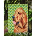 thumbnail image 3 of Carolines Treasures LH9196-FLAG-PARENT Bloodhound St. Patricks Day Shamrock Portrait Flag  multicolor, 3 of 3