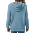 thumbnail image 6 of YueHuiYing Trends Womens Loose And Versatile Athletic Fuzzy Hoodies Pullover for Women Oversized Hoodie, 6 of 6