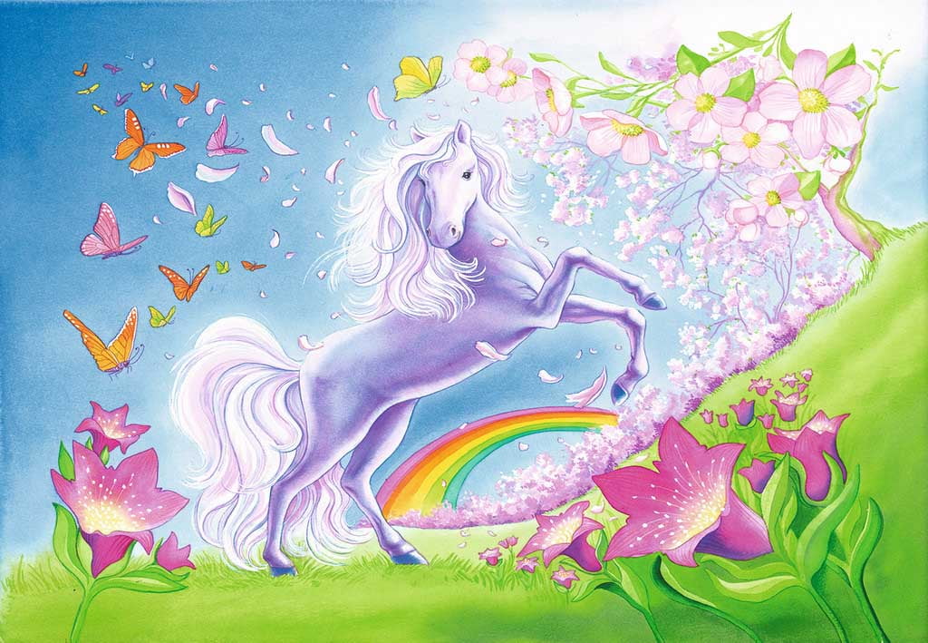 Rainbow Horses 60 PC Puzzle (Other)