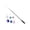 B, variant on Telescopic Cat Wand Toy with Feather & Bell, 360° Rotating Spring, Interactive Exercise Tool