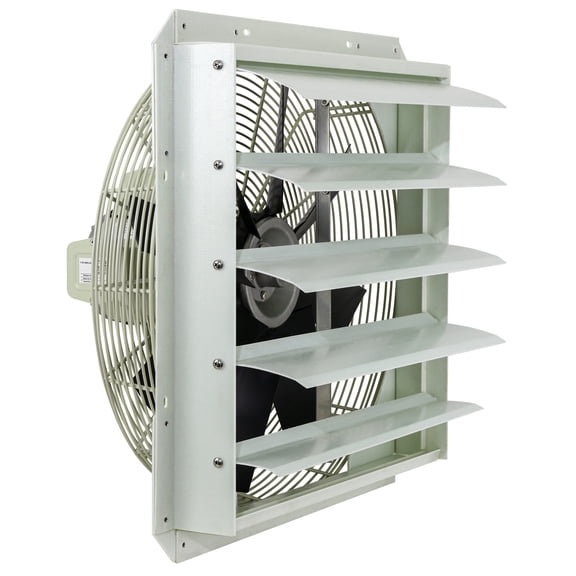 iLiving 18-Inch Corrosion Resistance Shutter Exhaust Fan, Single Speed