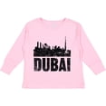 thumbnail image 3 of Inktastic Dubai City Skyline with Grunge Boys or Girls Long Sleeve Toddler T-Shirt, 3 of 5