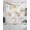White, variant on Bees Branches Swag Kitchen Curtains Sets for Windows 24 Inch Length, Farmhouse Spring Botanical Wooden Short Window Curtain Panels Swags Valances and Tiers 3 Piece Set for Cafe/Dining Room