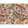thumbnail image 5 of oneOone Rayon Light Brown Fabric Florals Sewing Fabric By The Yard Printed Diy Clothing Sewing Supplies 56 Inch Wide, 5 of 6