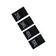 thumbnail image 6 of SOPOTUTU 400Pcs Folded Clothing Size Labels Black Sew-In Tags for Apparel Sewing and Garment Accessories, 6 of 8