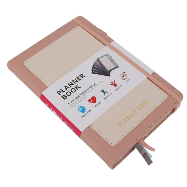 Cuaderno de Diario A5 Bloc de Notas Reutilizable de Cuero PU con una Exquisita Cubierta Dura para el Dibujo del Plan de Programación del Diario ANGGREK Otros