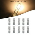 thumbnail image 1 of 5pair Auto Dashboard Light Bulbs T5 286 12V/1.2W Instrument Panel Bulbs Quartz Glass Halogen Signal Lamps Automobile Accessories, 1 of 9