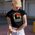thumbnail image 2 of Retro I Don't Like Morning People or Mornings or People - Funny Night Person, Black T-Shirt, Large, 2 of 5